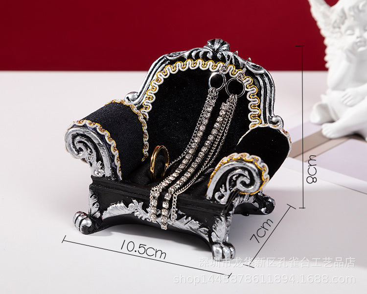 High-quality resin craftsmanship of jewellery storage