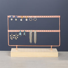 Close-up of Multi-Tier Earring Organiser