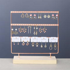 Close-up of Multi-Tier Earring Organiser