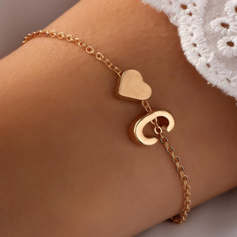 Trendy bracelet shown on wrist