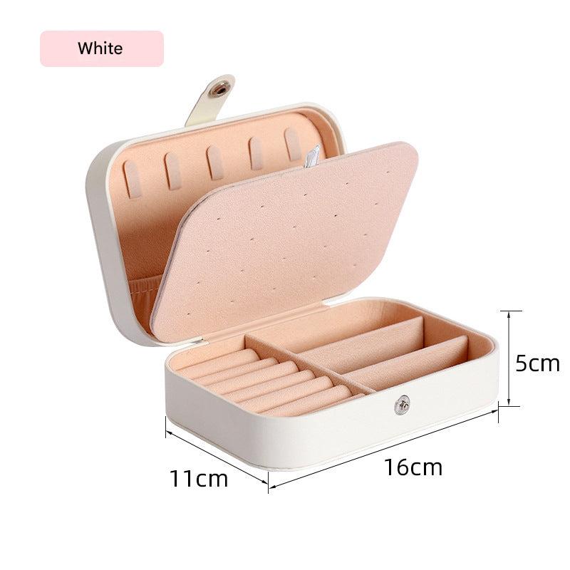 Elegant Compact Jewelry Storage Box in various colours