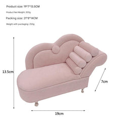 Compact pink velvet vanity for jewellery display