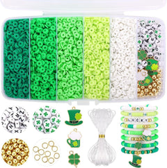 Brightly coloured DIY clay beads collection