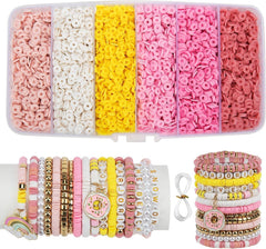 Vibrant DIY clay beads for kids' crafts