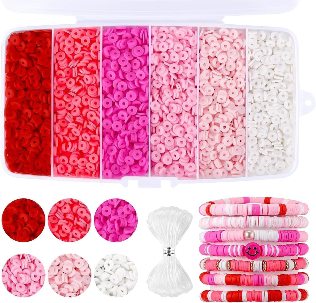 Essential clay beads set for personal crafts