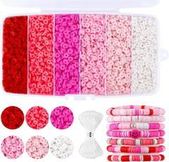 Essential clay beads set for personal crafts