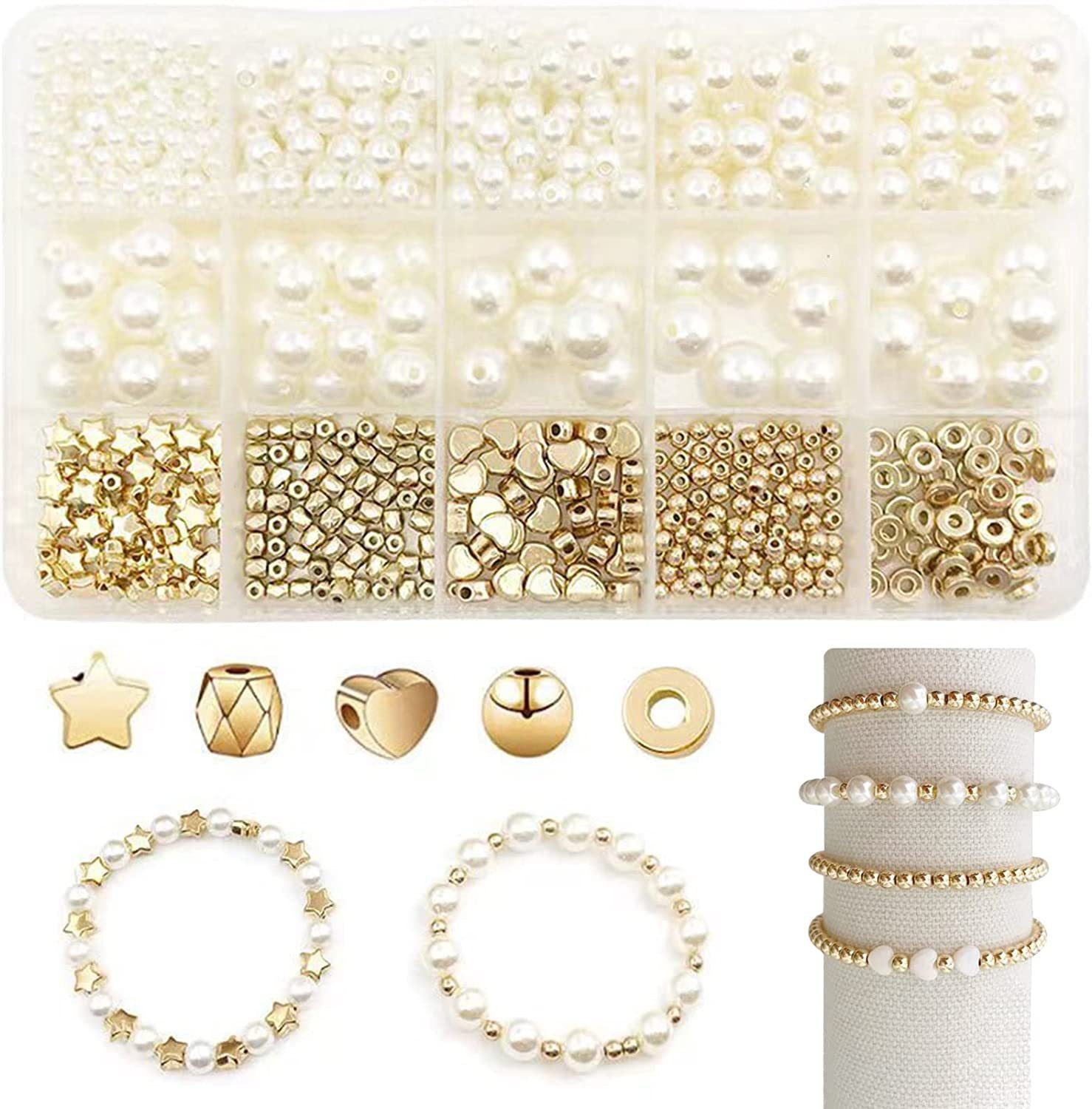 collection of vibrant star beads for handicraft