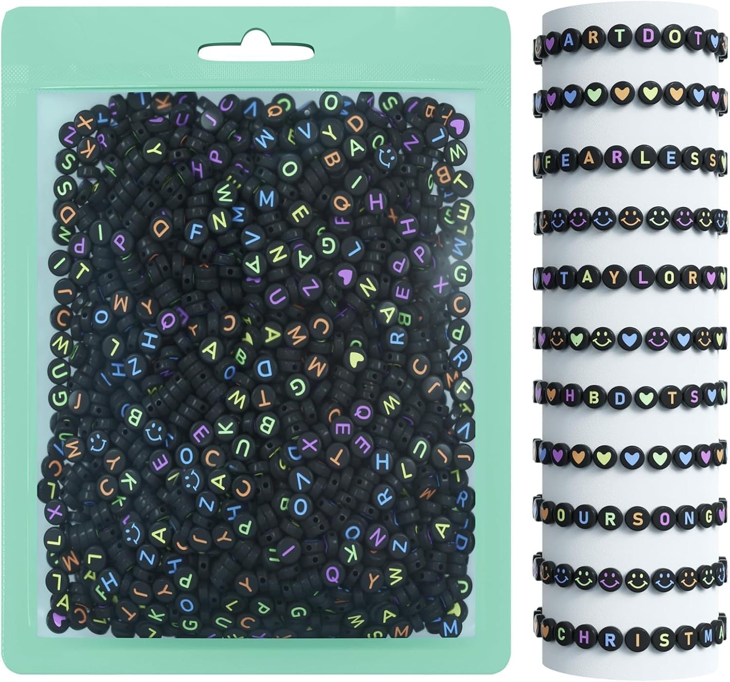 Creative projects made with the DIY bead kit