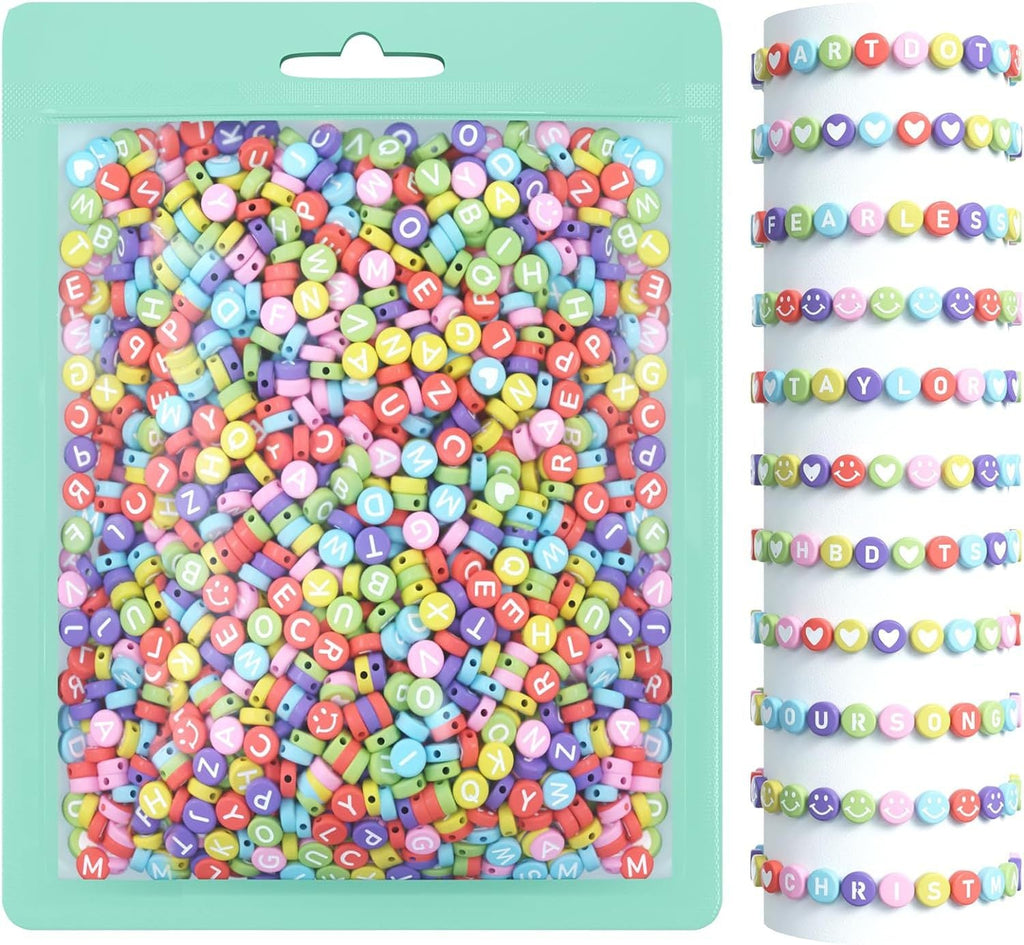 Detailed view of smiley face beads for jewelry