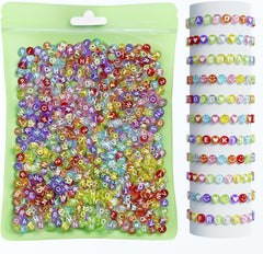 Packaging and contents of the DIY bead kit