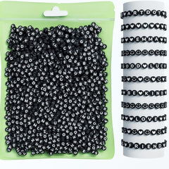 Close-up of colorful acrylic beads for crafting