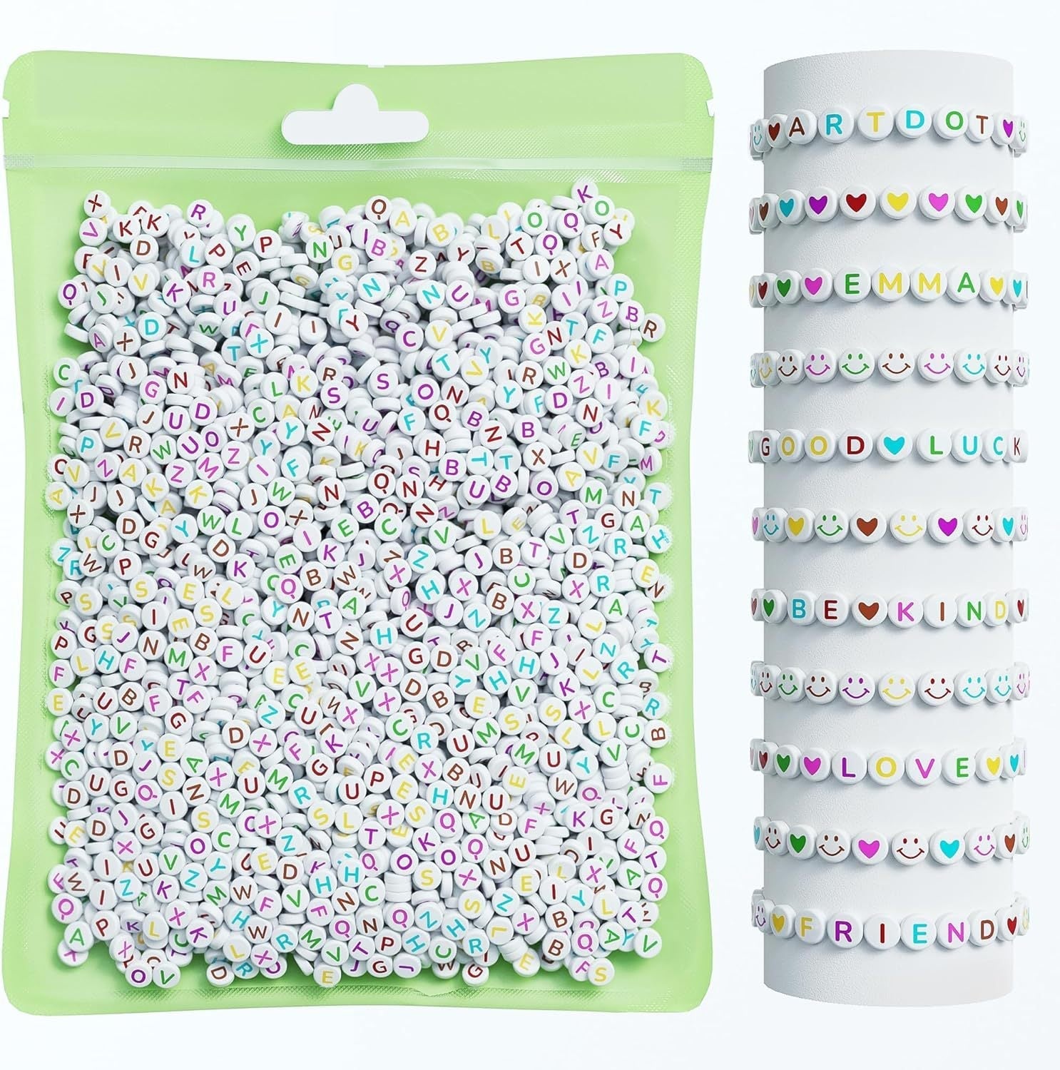 Creative projects made with the DIY bead kit