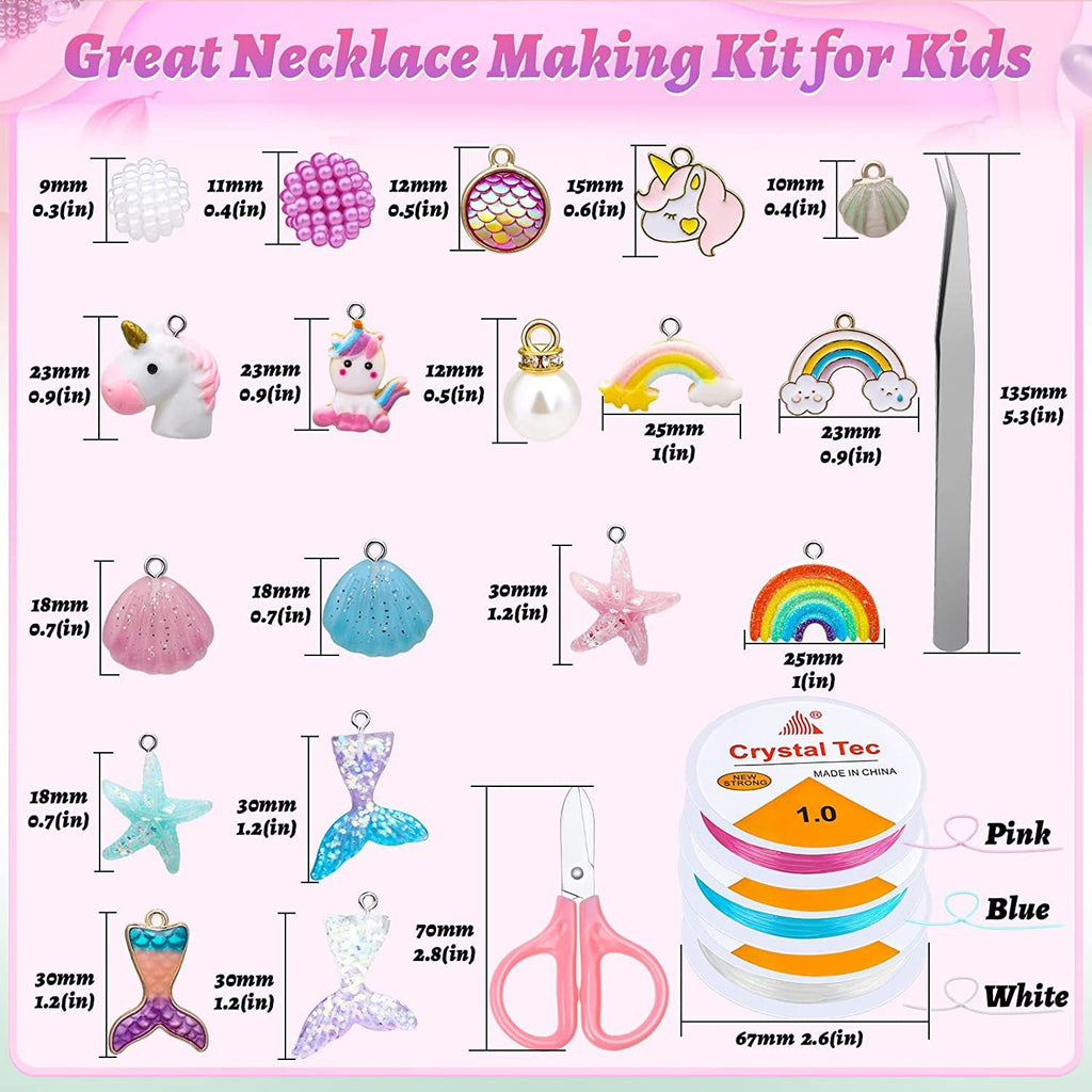 Girls designing unicorn-themed jewellery