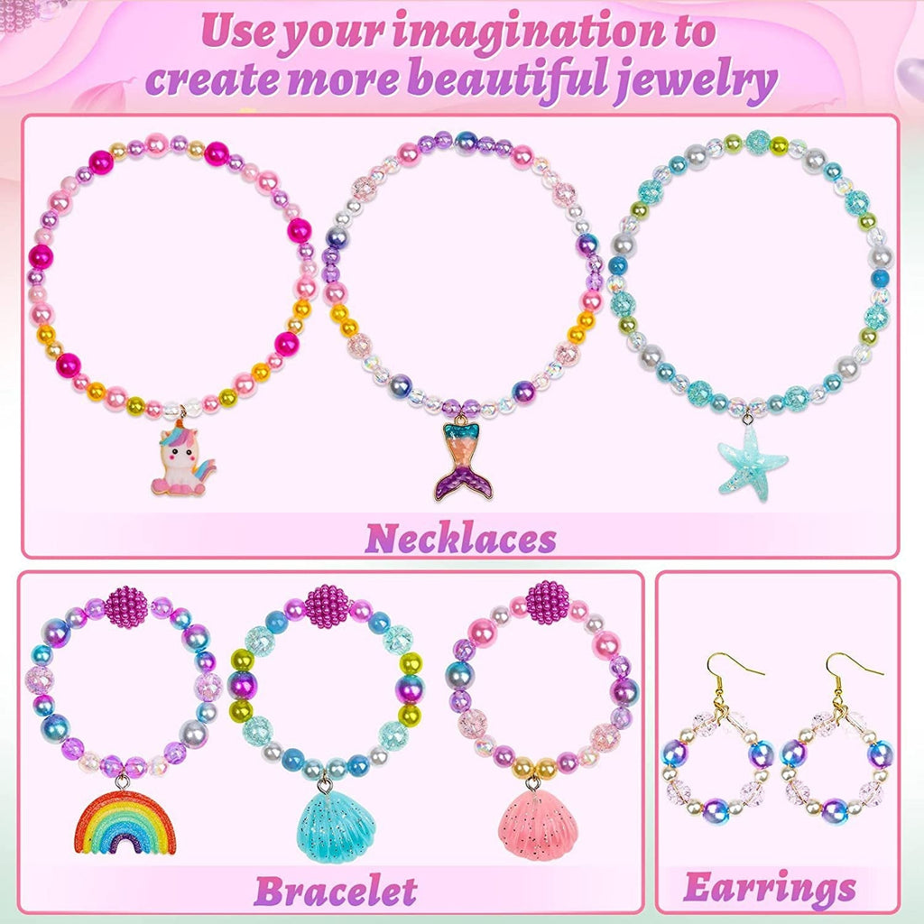 Contents of the unicorn jewellery kit
