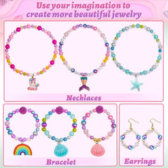 Contents of the unicorn jewellery kit