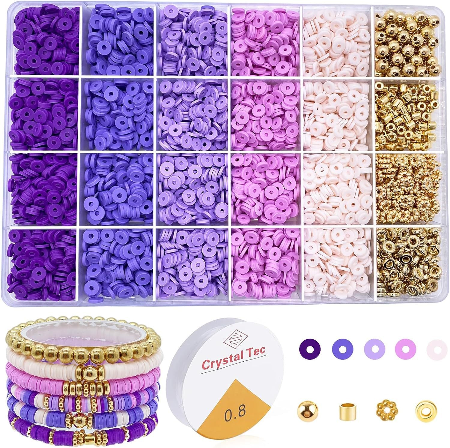 Creative play - clay bead jewelry making