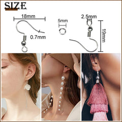 creative DIY earrings using iron components
