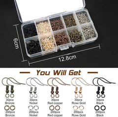 variety of iron earring supplies