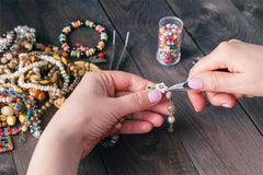 electroplated iron components of jewellery kit