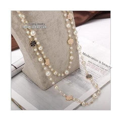 Layered Vintage Necklace detail