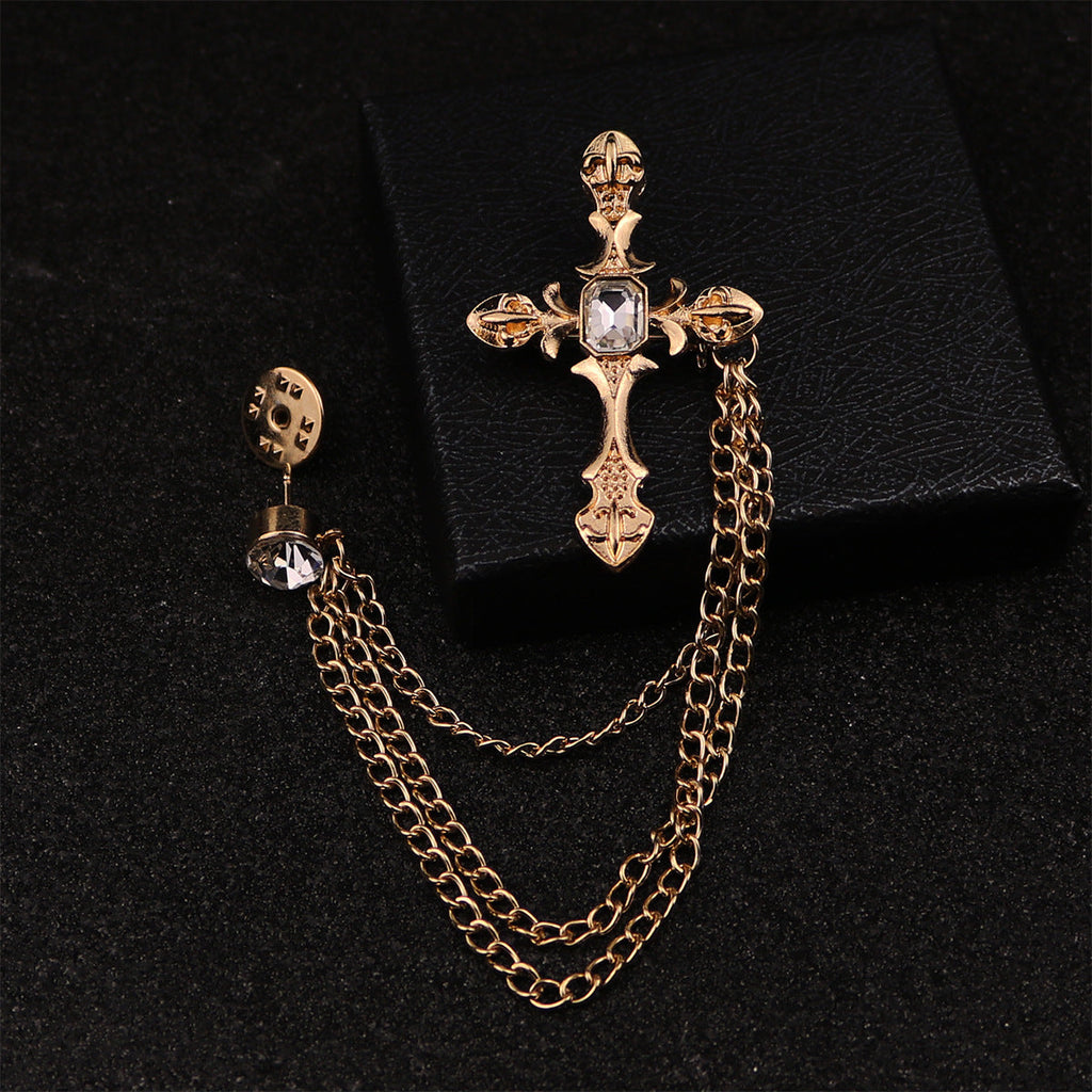 Stylish unisex brooch for formal wear