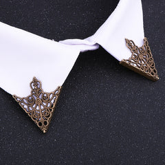 Antique Copper Brooch with Formal Outfit
