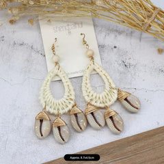 Unique Rattan Earrings Image 9