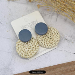 Colourful Boho Drop Earrings Image 2
