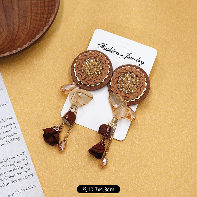 Group shot of various colours of earrings