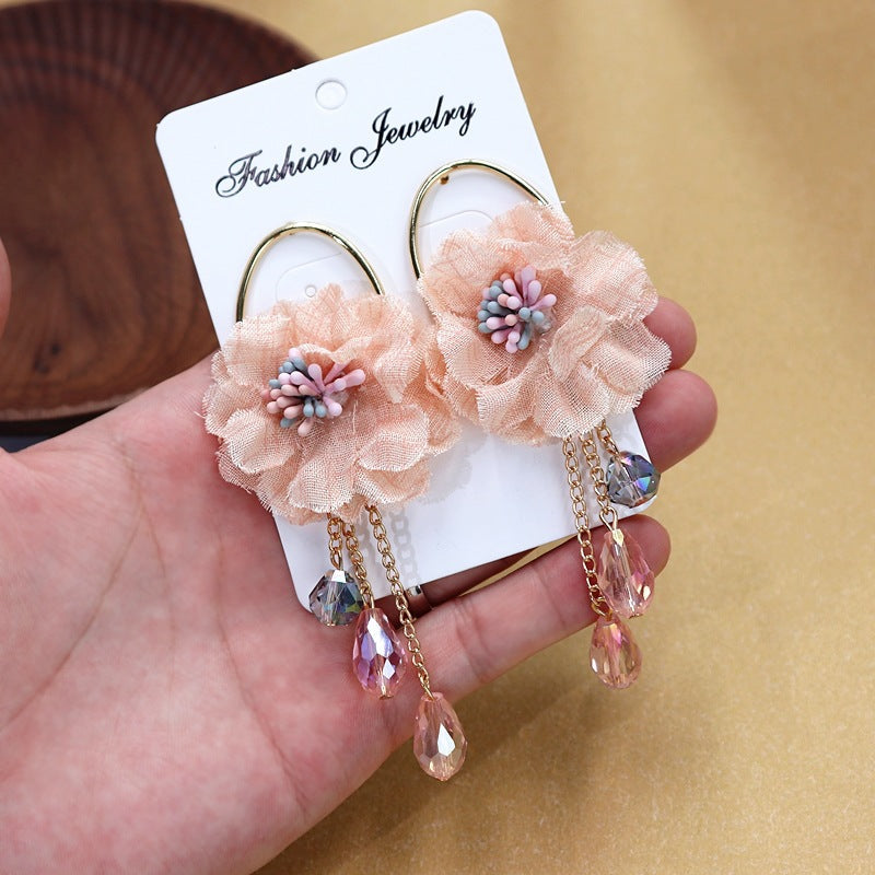 Earrings in stylish display box for retail