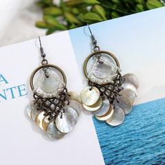 Fashionable long tassel earrings for women