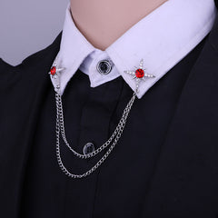 Elegant brooch displayed in independent packaging