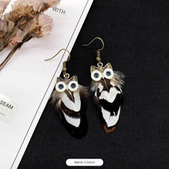 Vintage lightweight earrings on display image 8