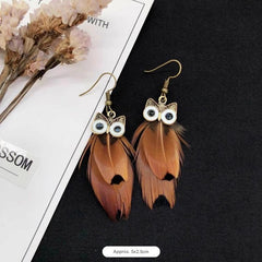 Unique feather earrings for fashion lovers image 9