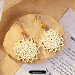 Geometric patterned earrings for stylish women