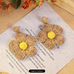 Geometric patterned earrings for stylish women