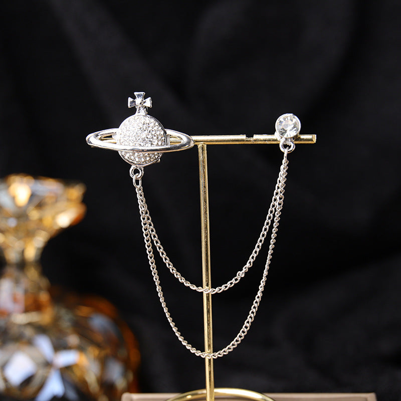 Complete packaging of necklace and brooch set