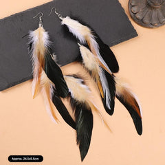 Ethnic style earrings on display
