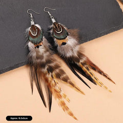 Lightweight earrings showcasing their design