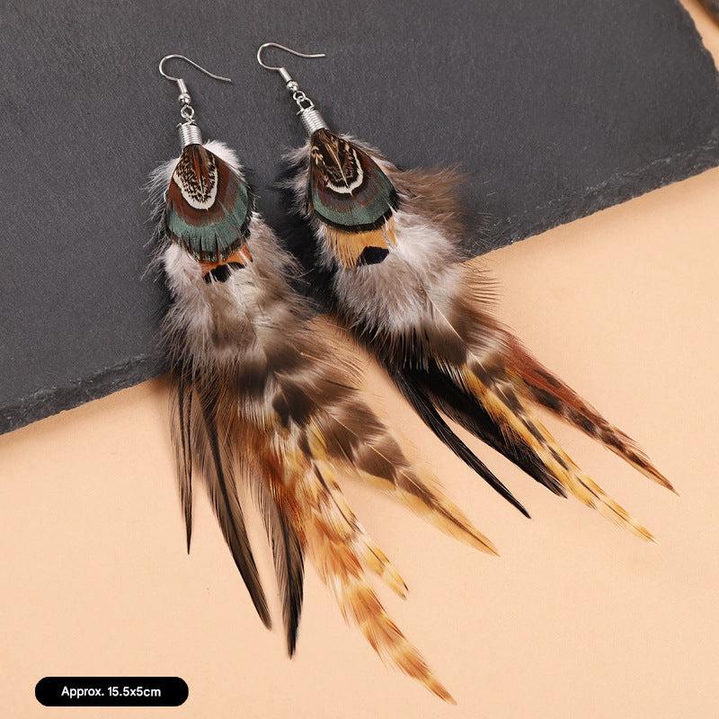 Lightweight earrings showcasing their design