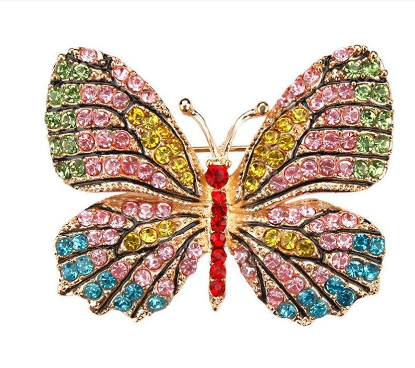 Charming animal pin brooch - Colourful design