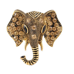 Charming animal pin brooch - Gold butterfly