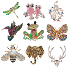 Charming animal pin brooch - Frog design