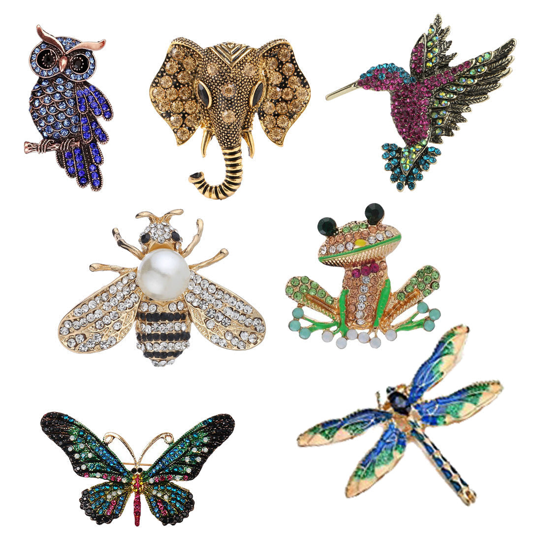 Charming animal pin brooch - Bee design