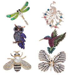 Charming animal pin brooch - Dragonfly design