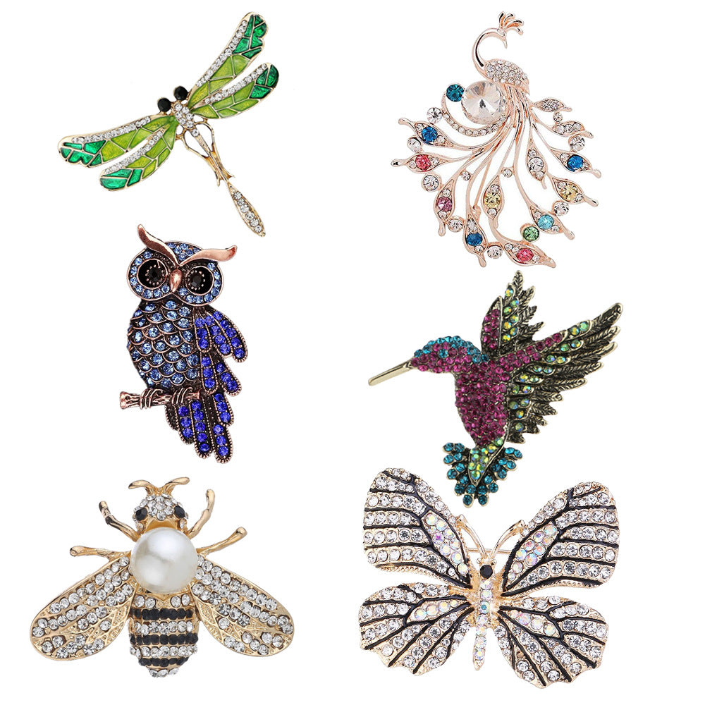 Charming animal pin brooch - Dragonfly design