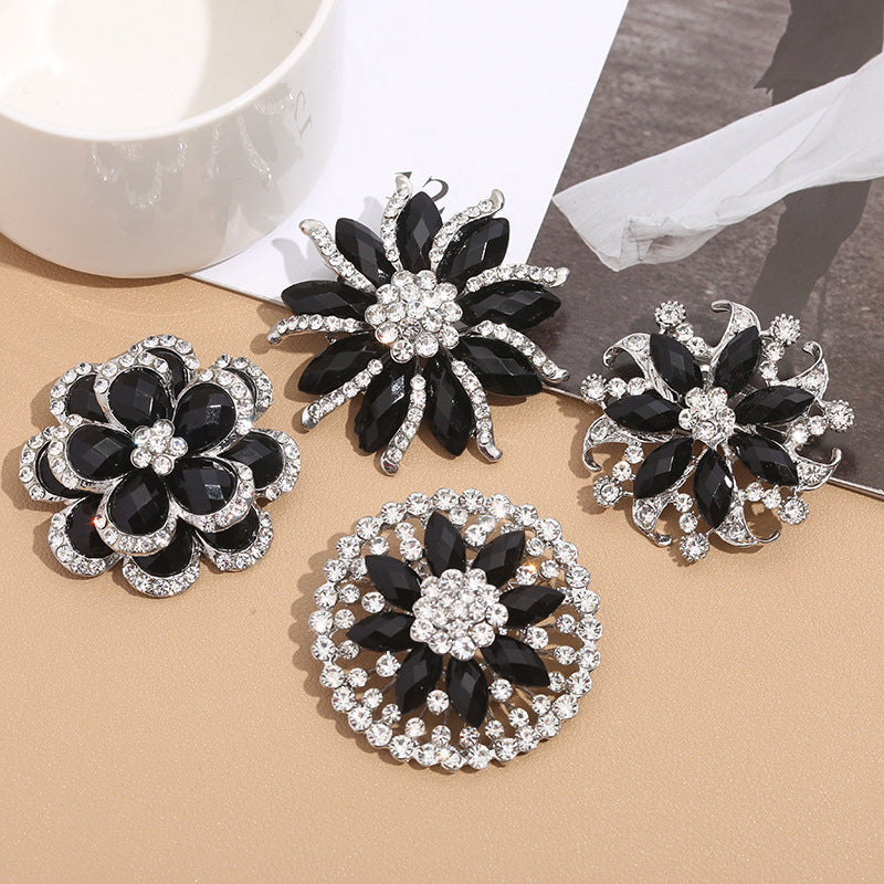 Premium Alloy Flower Brooch Pin - Image 10