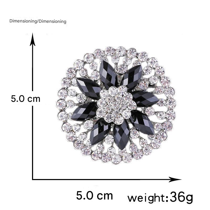 Premium Alloy Flower Brooch Pin - Image 5