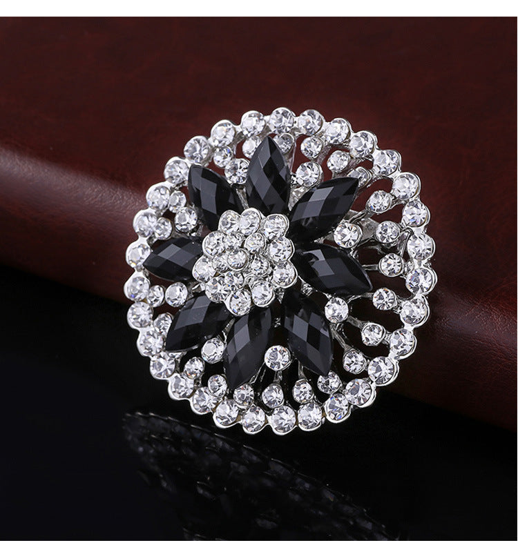 Premium Alloy Flower Brooch Pin - Image 7