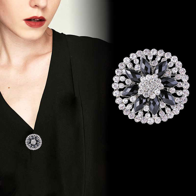 Premium Alloy Flower Brooch Pin - Image 8